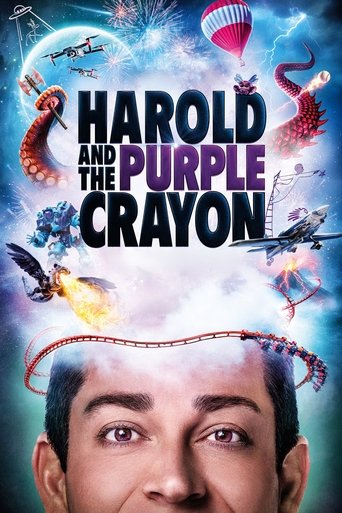 Harold and the Purple Crayon (2024) Hindi Dubbed Poster