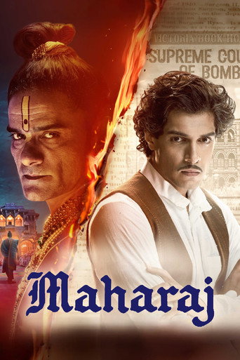 Maharaj (2024) Hindi Dubbed Netflix Poster