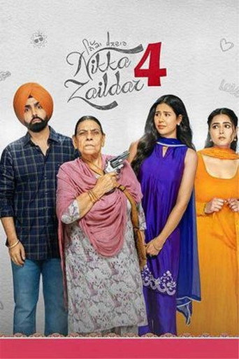 Nikka Zaildar 4 (2025) Punjabi HD Poster