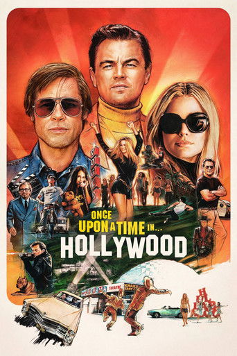 Once Upon a Time… in Hollywood (2019) Hindi Dubbed Netflix Poster