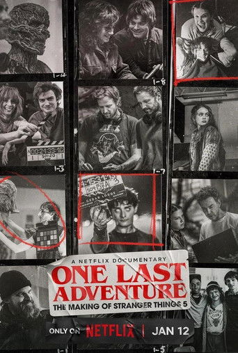 One Last Adventure: The Making of Stranger Things 5 (2026) Hindi Dubbed Netflix Poster