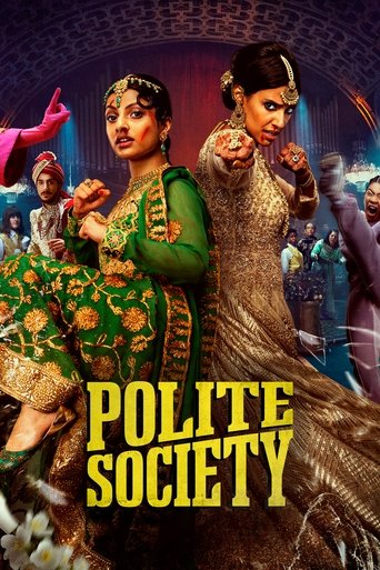 Polite Society (2023) Hindi Dubbed Netflix Poster