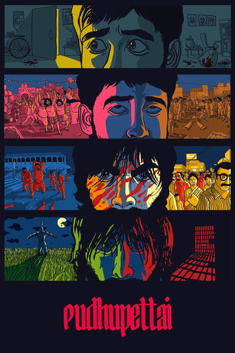 Pudhupettai (2006) Hindi Dubbed Poster