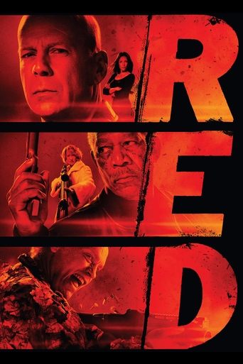 RED (2010) Hindi Dubbed Poster