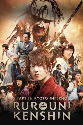 Rurouni Kenshin Part II: Kyoto Inferno (2014) Hindi Dubbed Poster