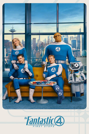 The Fantastic Four: First Steps (2025) Hindi Dubbed Poster