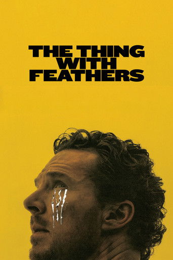 The Thing with Feathers (2025) Hindi Dubbed Poster