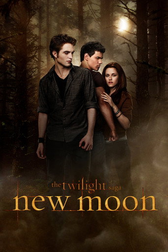 The Twilight Saga: New Moon (2009) Hindi Dubbed Poster