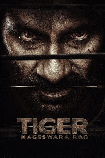 Tiger Nageswara Rao (2023) Hindi Dubbed Poster