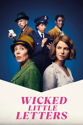 Wicked Little Letters (2024) Hindi Dubbed Poster